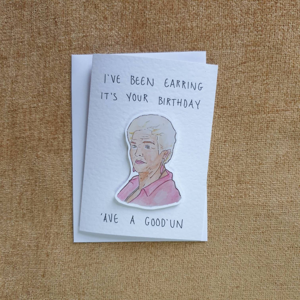 Pat Butcher | Handcrafted Birthday Card