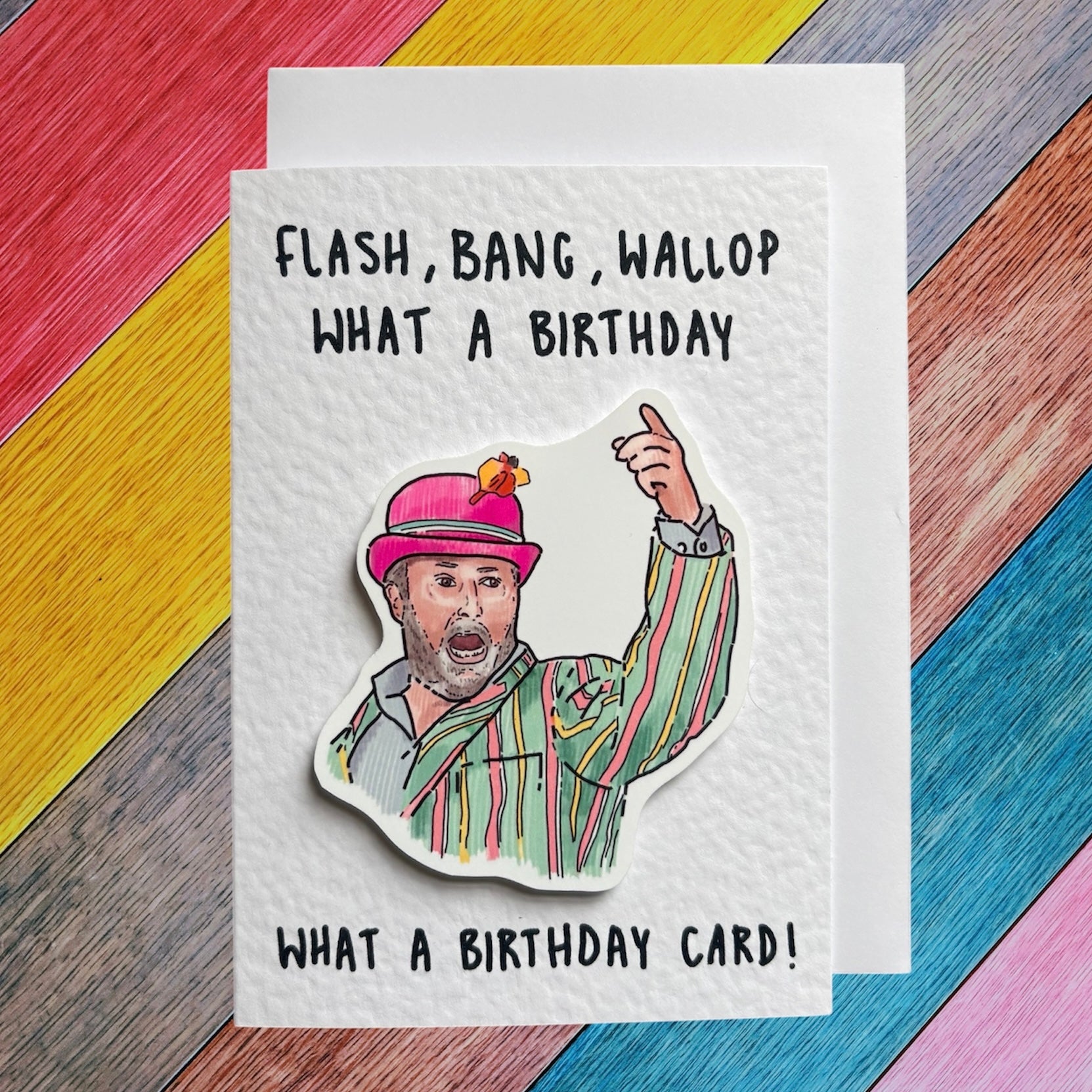 David Mitchell | What a Birthday Card | Handcrafted Birthday card