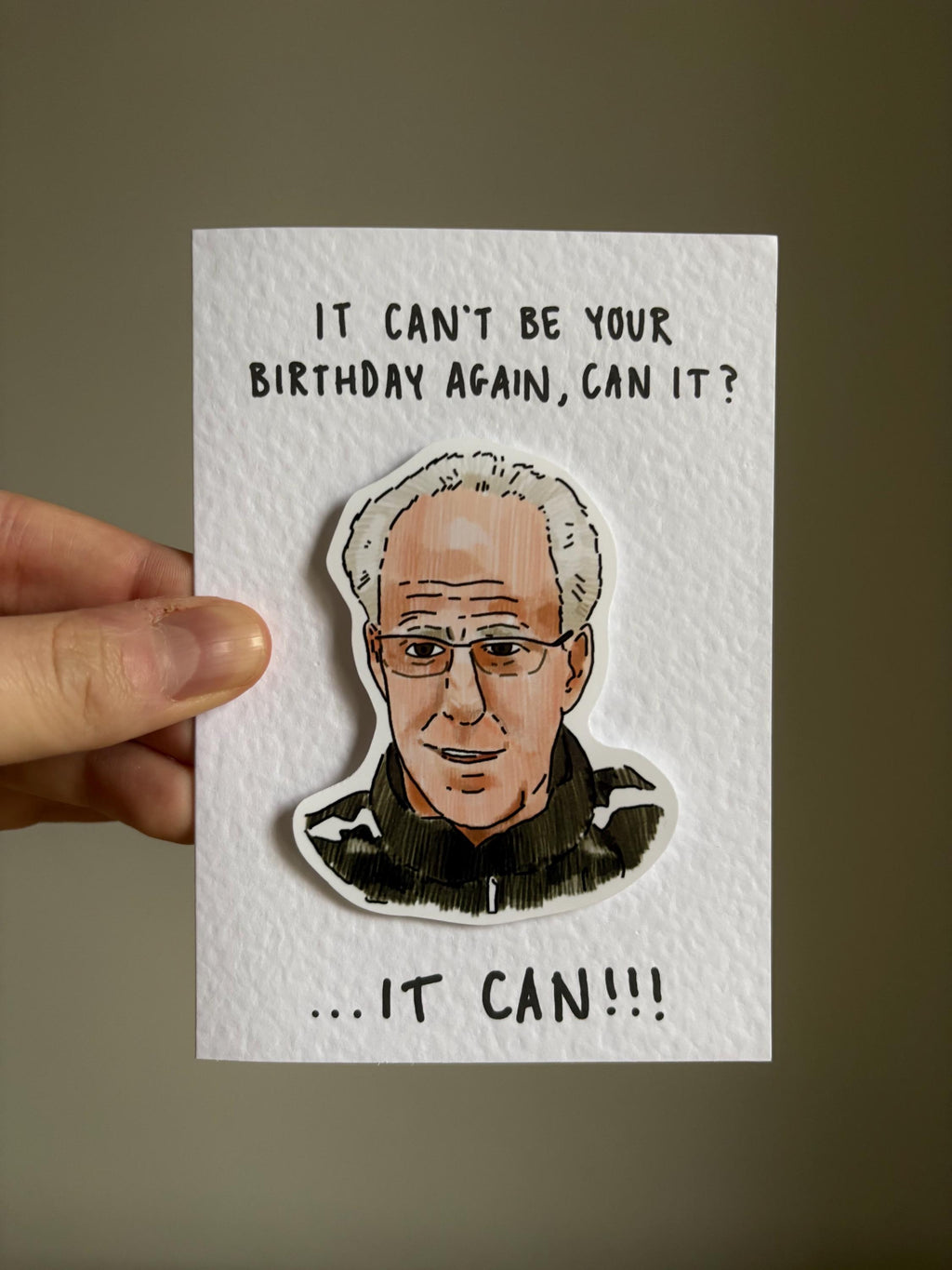 Mick McCarthy IT CAN!! | Handcrafted Birthday Card