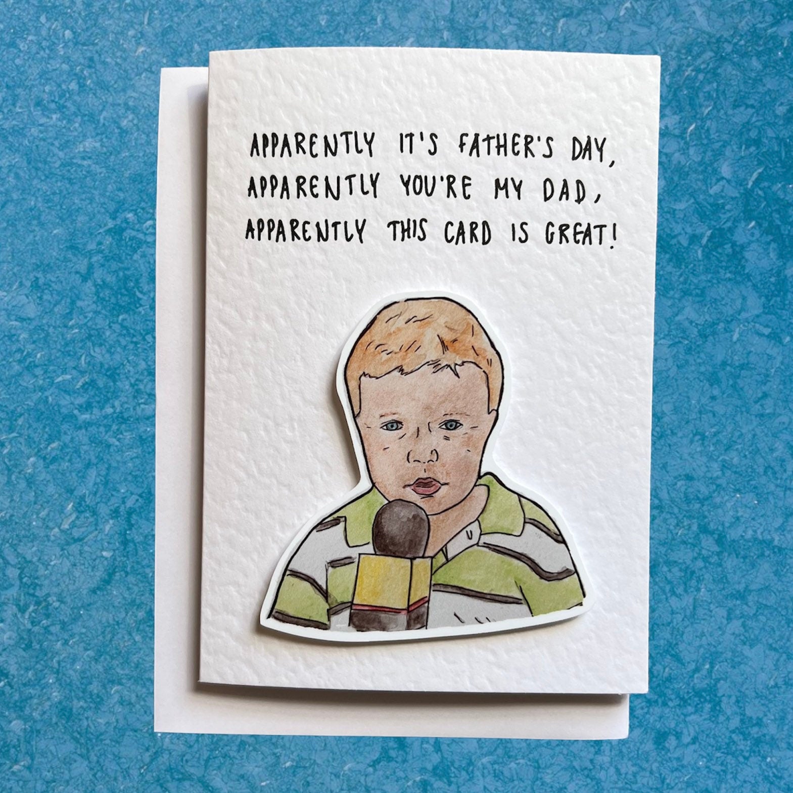 Apparently Kid | Meme | Handcrafted Father’s Day Card