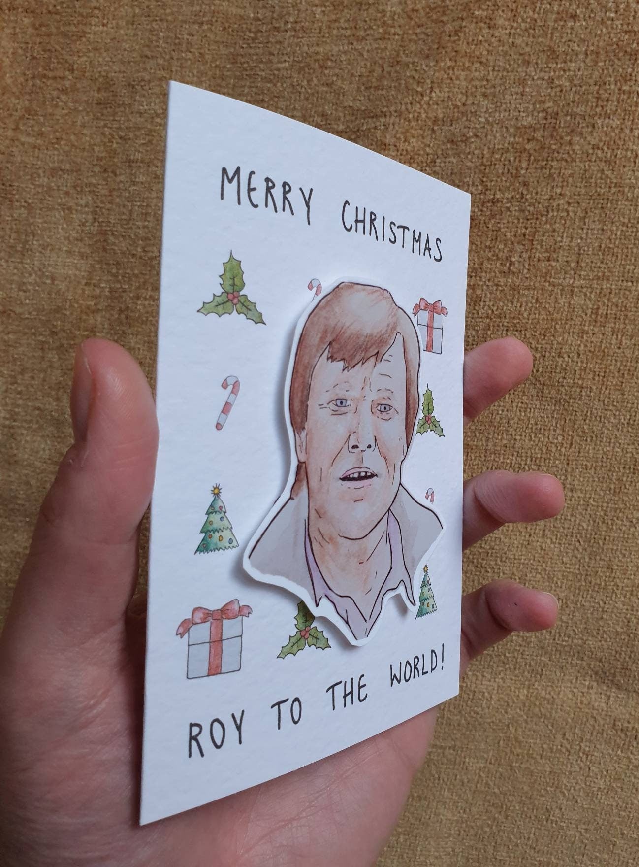 Roy Cropper | Corrie | Handcrafted Christmas Card
