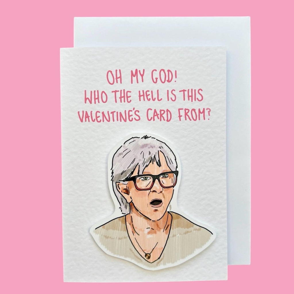 Linda | Who The Hell??? | Handcrafted Valentine’s Day Card