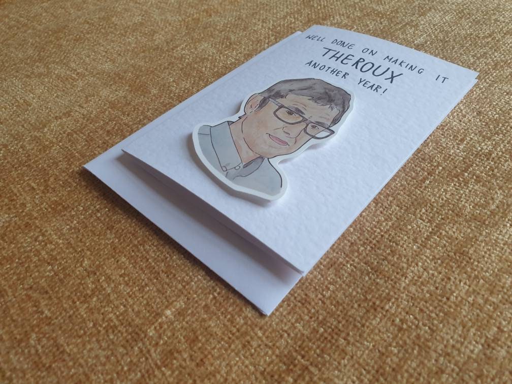 Louis Theroux | Handcrafted Birthday Card