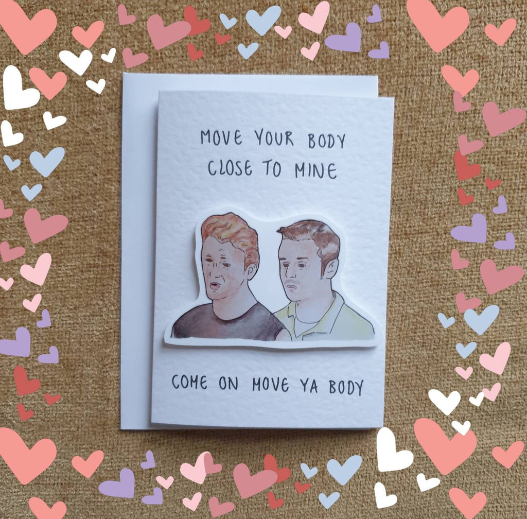 Ant and Seb | X Factor | Handcrafted Valentine's Card