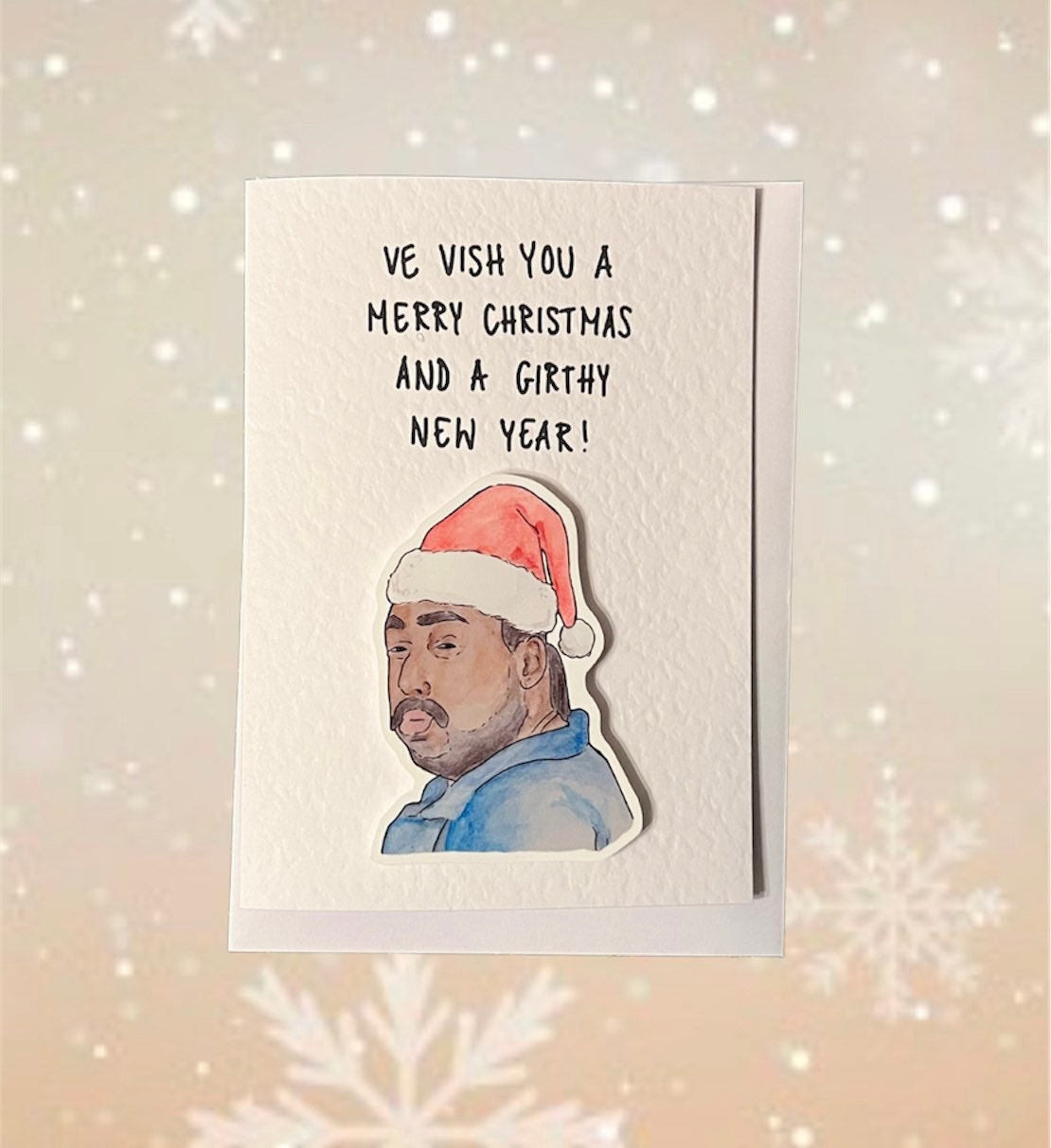 Chabuddy G | PJDN | Handcrafted Girthy Christmas card