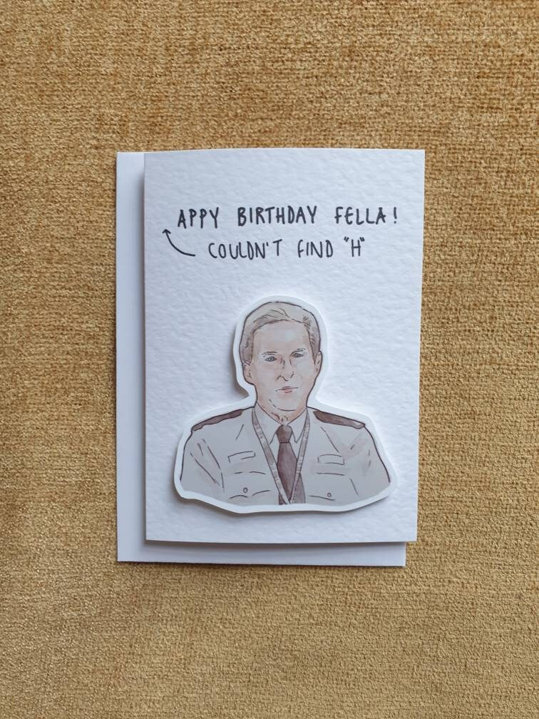 Ted Hastings | Handcrafted Birthday Card