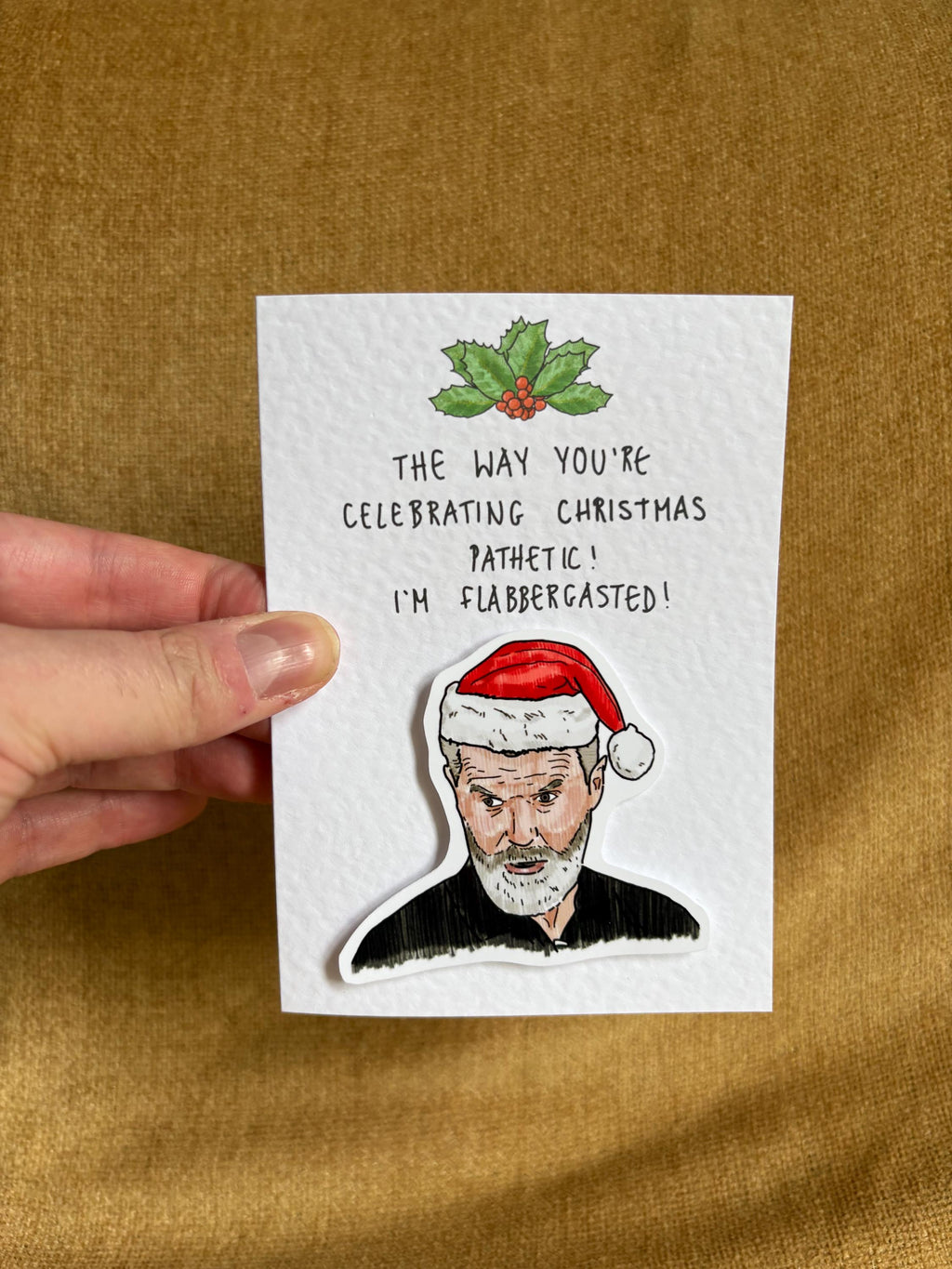 Roy Keane | Handcrafted Christmas Card