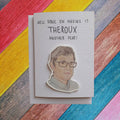 Louis Theroux | Handcrafted Birthday Card