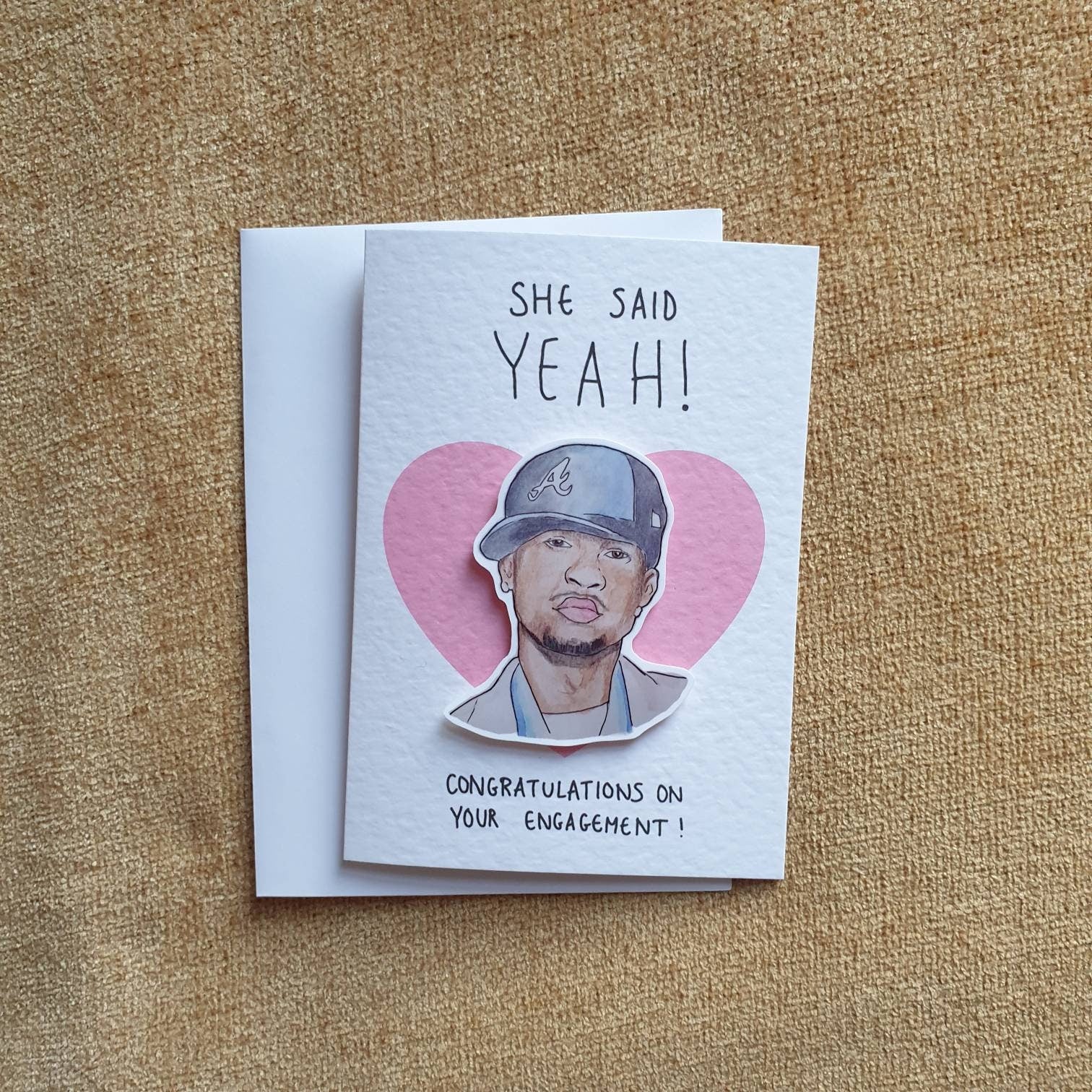 Yeah | Handcrafted Engagement Card