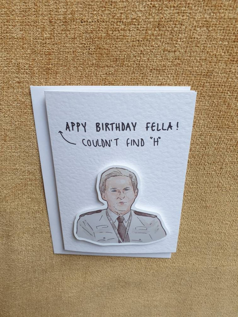 Ted Hastings | Handcrafted Birthday Card