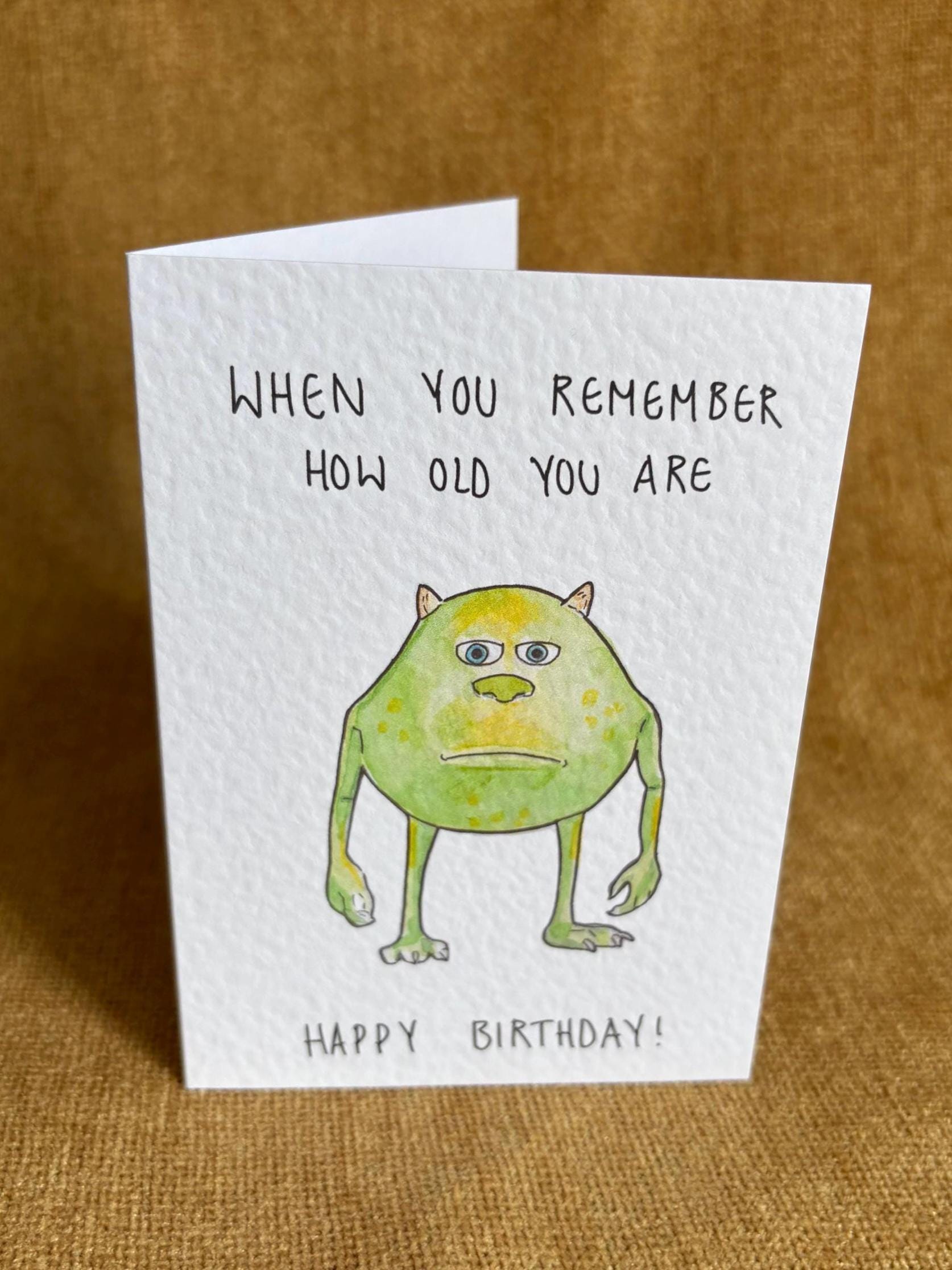 Mike W | meme | Handcrafted Birthday Card
