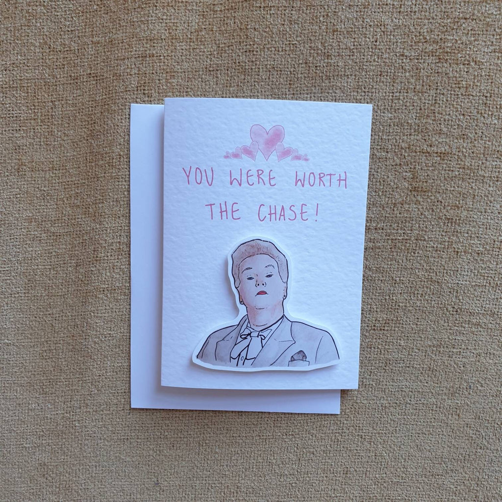 Anne Hegerty (The Governess) | The Chase | Handcrafted Valentine's Day Card