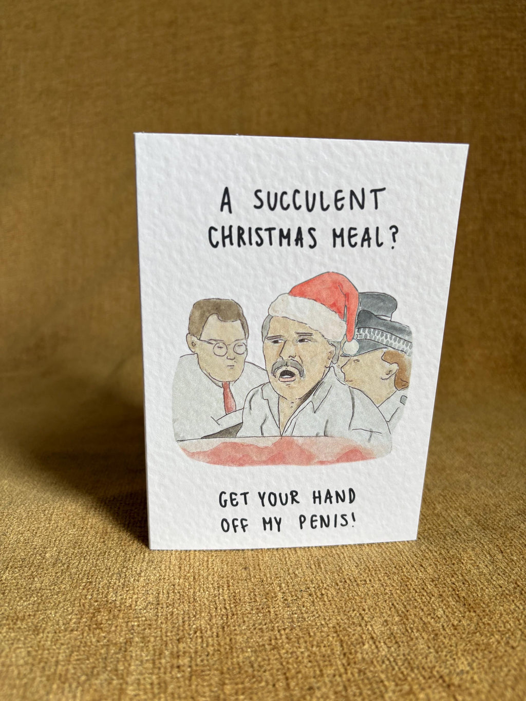 Succulent Chinese (Christmas) Meal | Handcrafted Christmas Card