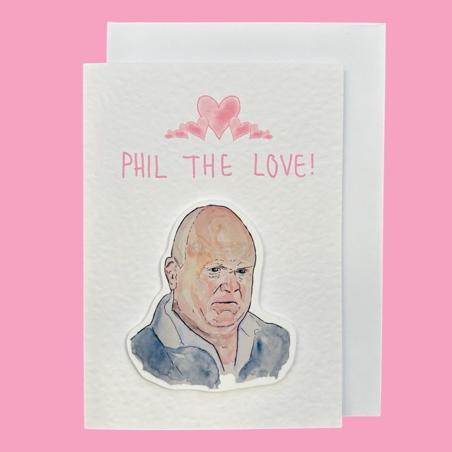 Phil Mitchell | Handcrafted Valentine's Card