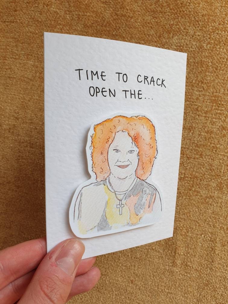 Time to crack open the Fizz | Corrie | Handcrafted Congratulations Card