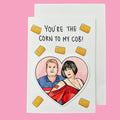 Nessa and Smithy | corn on the cob | Handcrafted Valentine’s Card