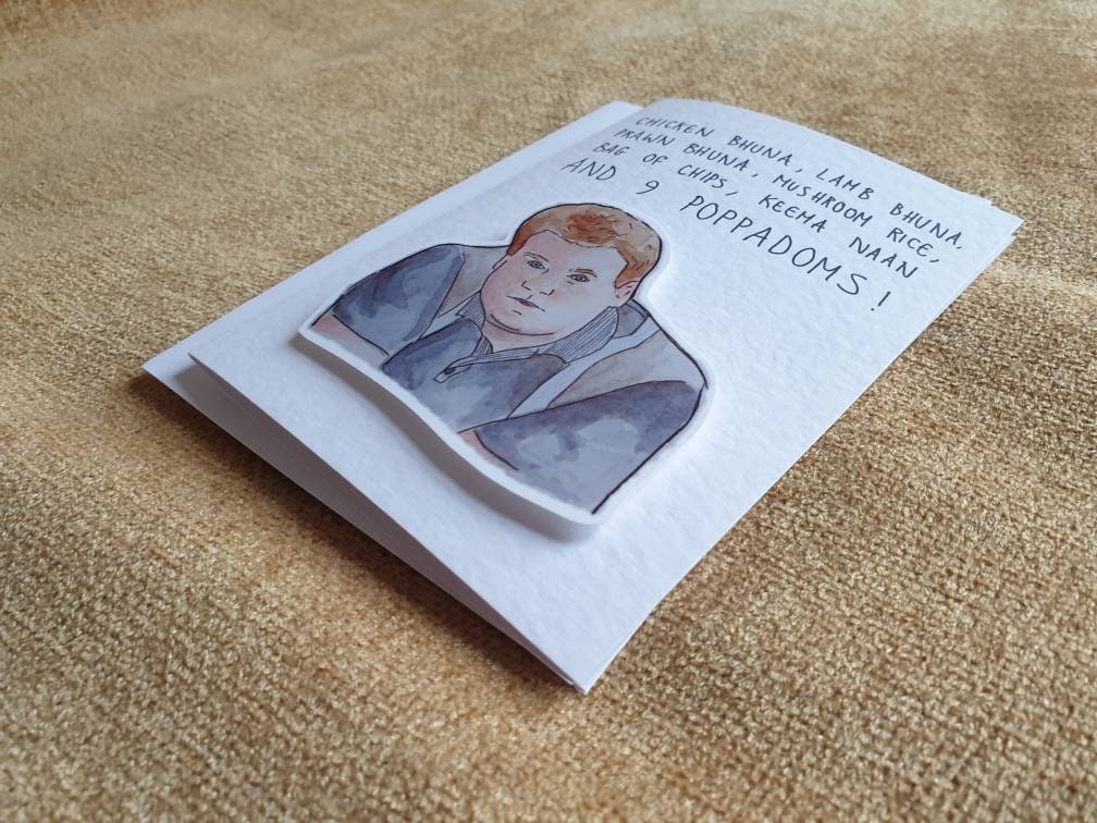Smithy | Indian Order | Gavin & Stacey | Handcrafted Greeting Card