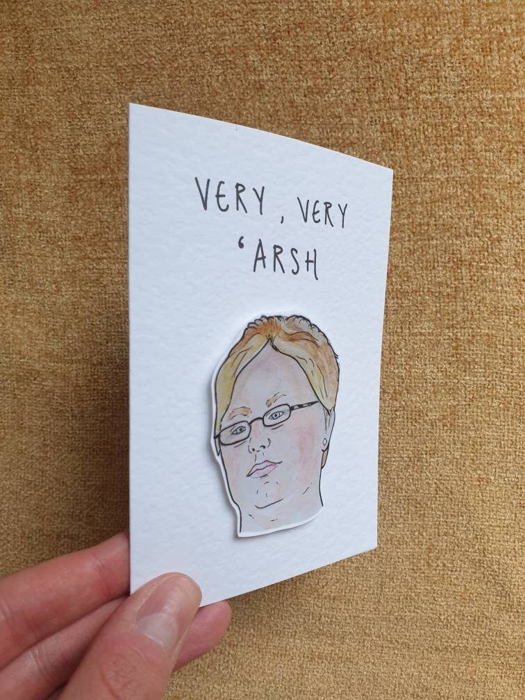Very 'arsh | X factor | Handcrafted Greeting Card