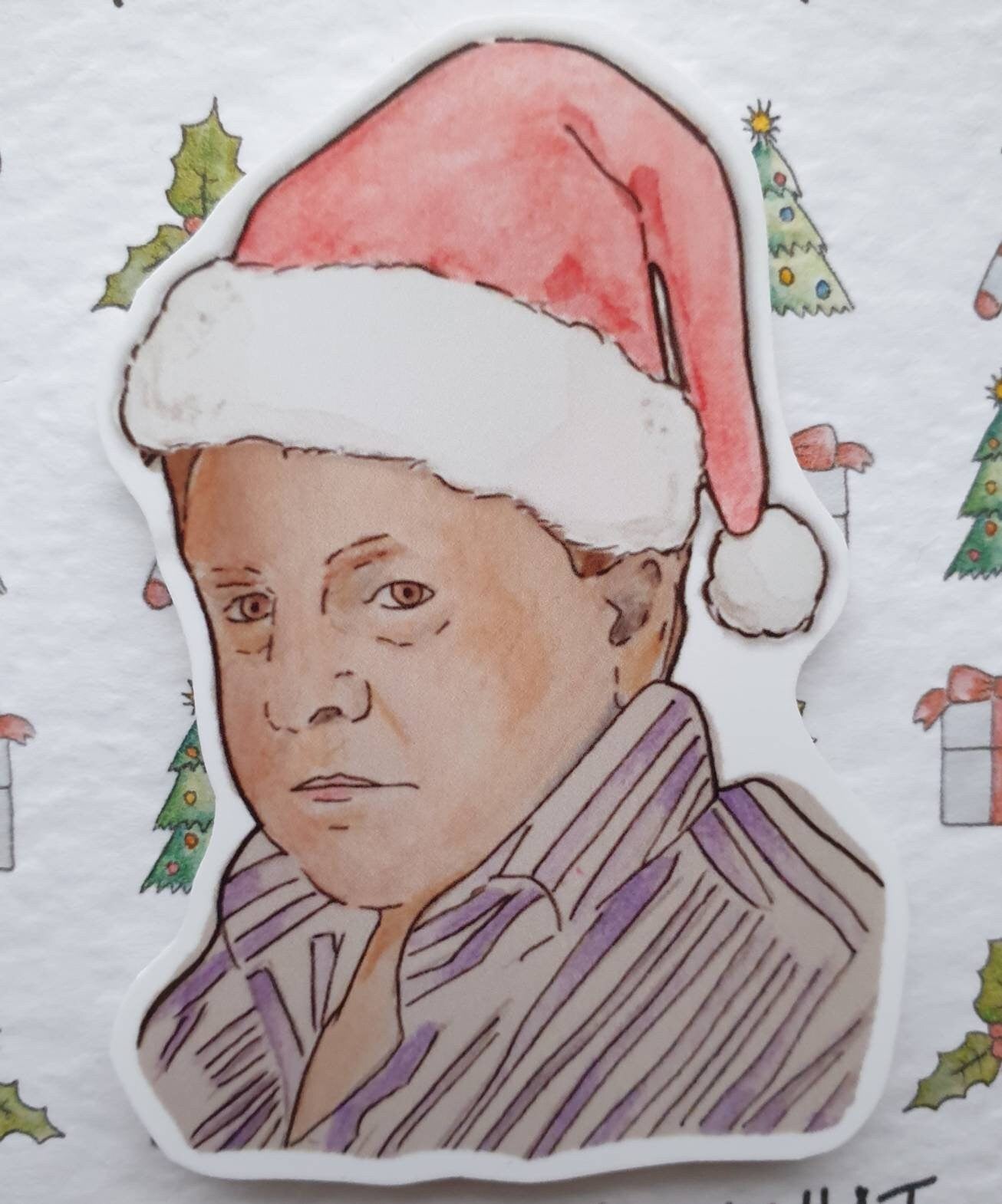Come Dine With Me | Handcrafted Christmas Card | Sad Little Life