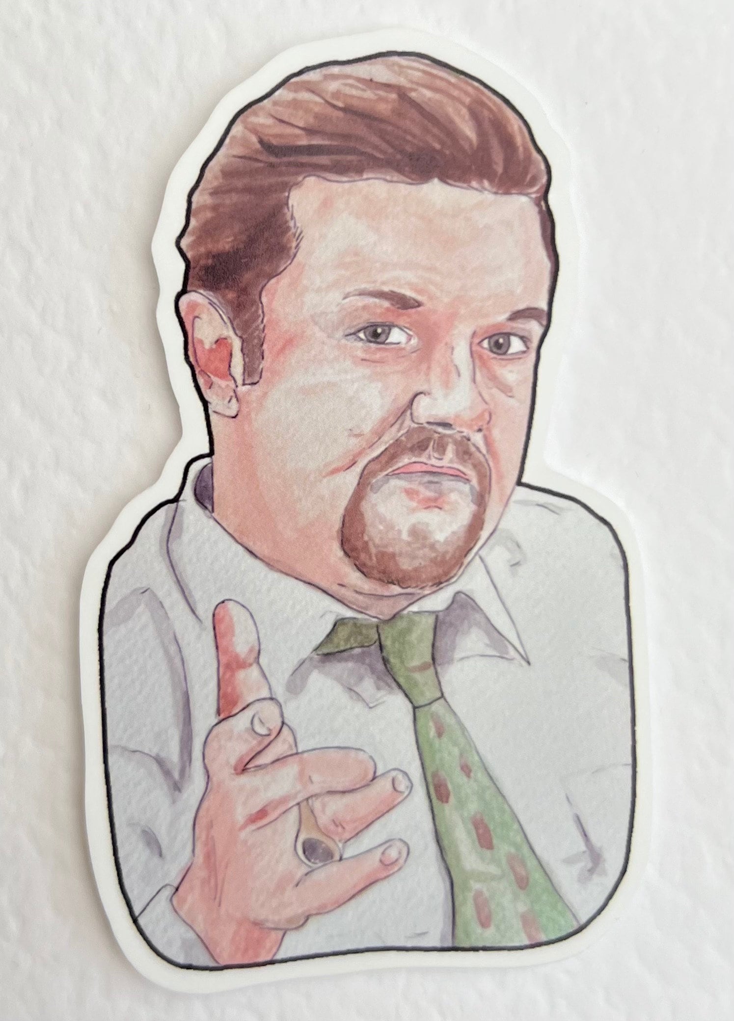 David Brent | Different drinks for different needs | Handcrafted Greeting Card