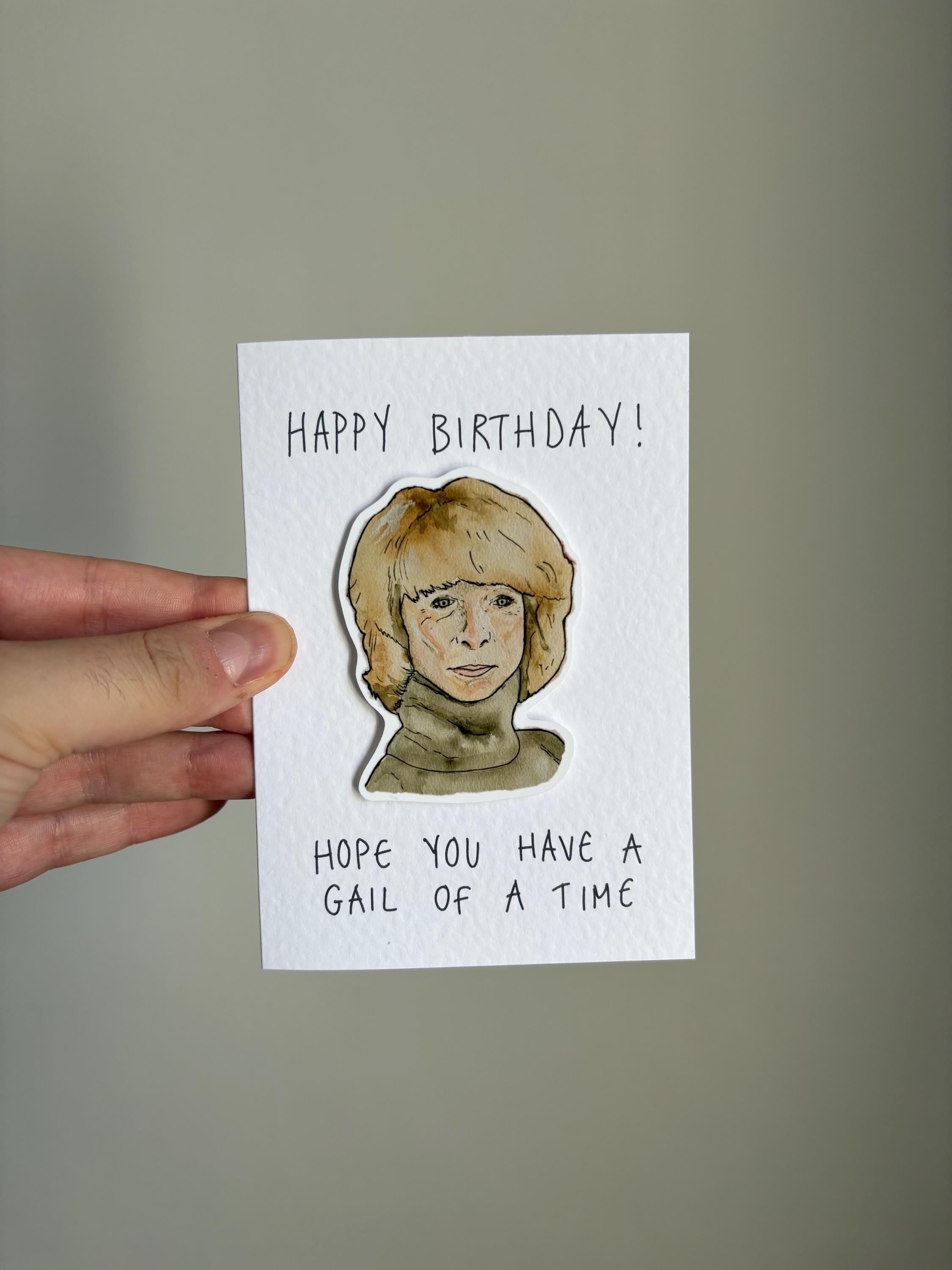 Gail Platt | Corrie | Handcrafted Birthday Card