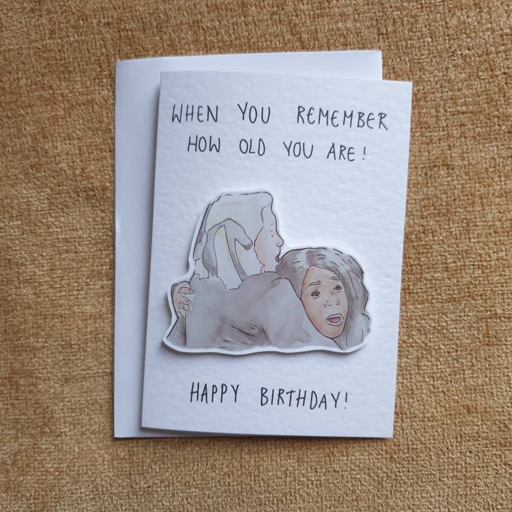 Tiffany Pollard | David's Dead Celebrity Big Brother Iconic Moment |  Handcrafted Birthday Card