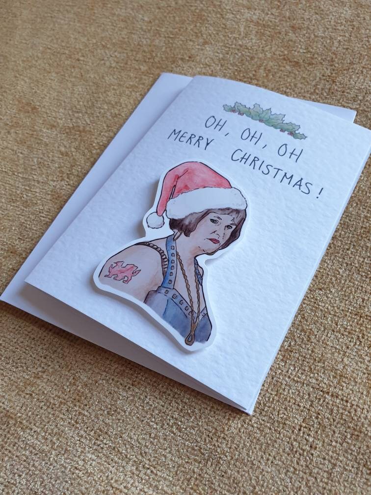 Nessa oh oh oh | Gavin & Stacey | Handcrafted Christmas card