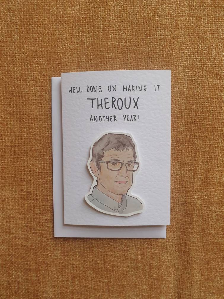 Louis Theroux | Handcrafted Birthday Card
