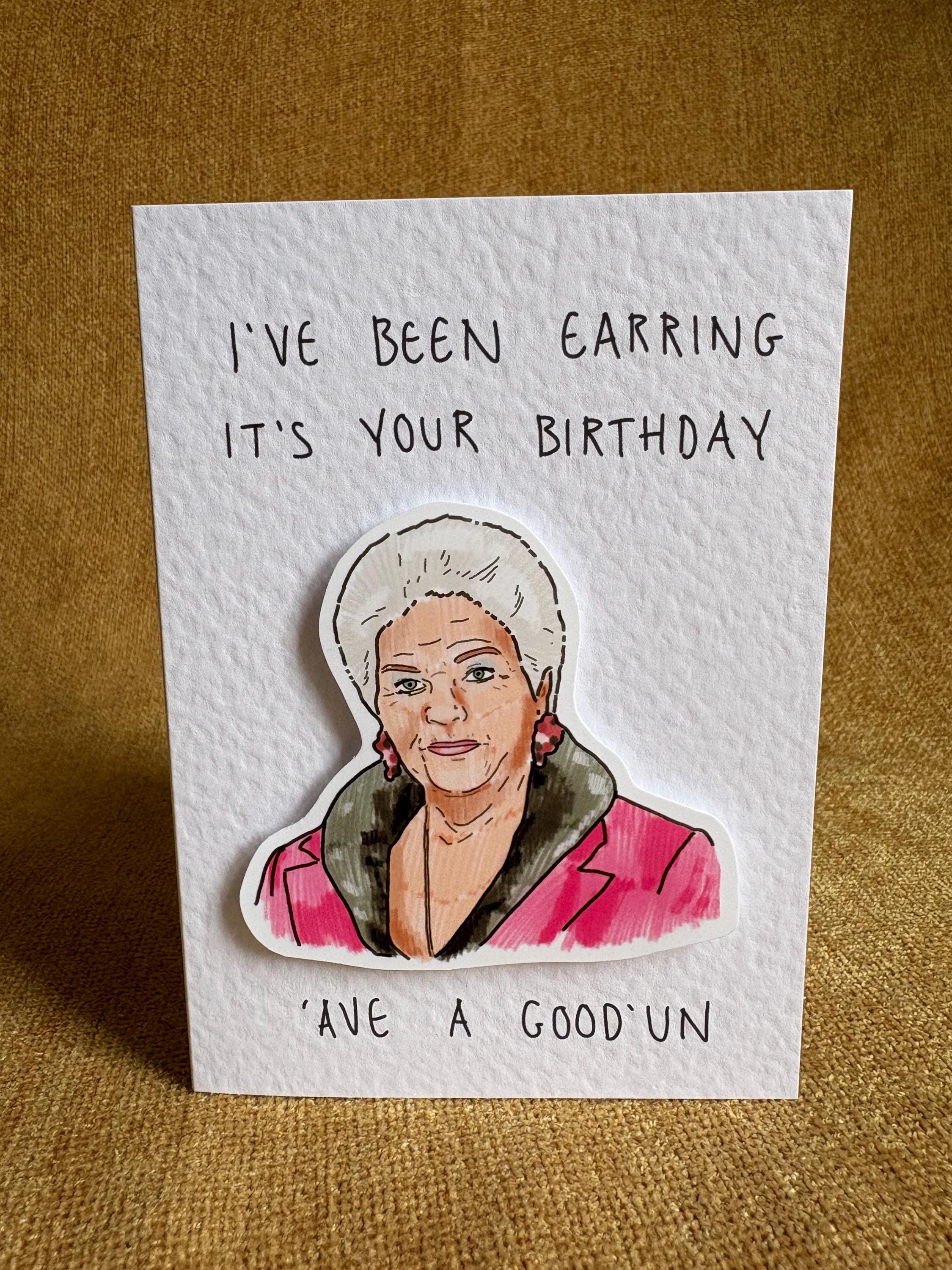 Pat Butcher | Handcrafted Birthday Card