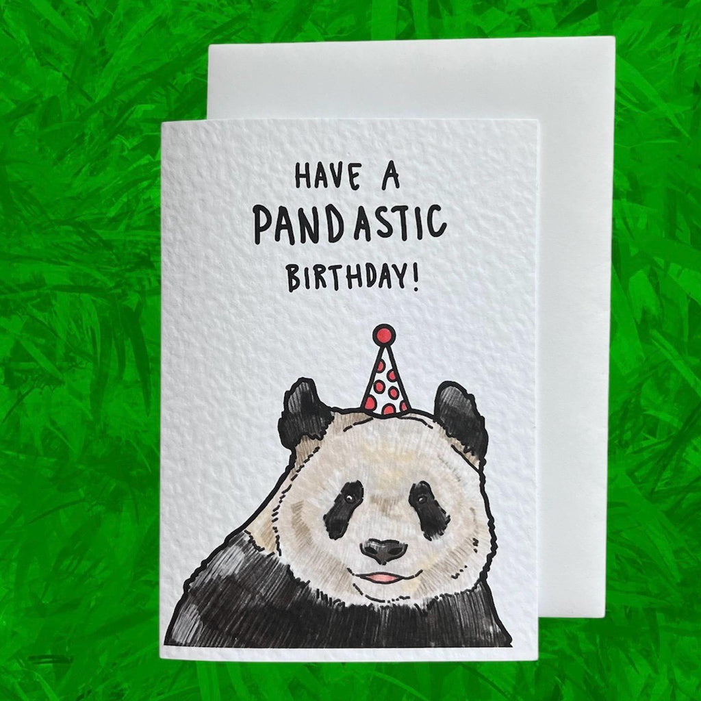 Pandastic Birthday | Panda | Handcrafted Birthday Card