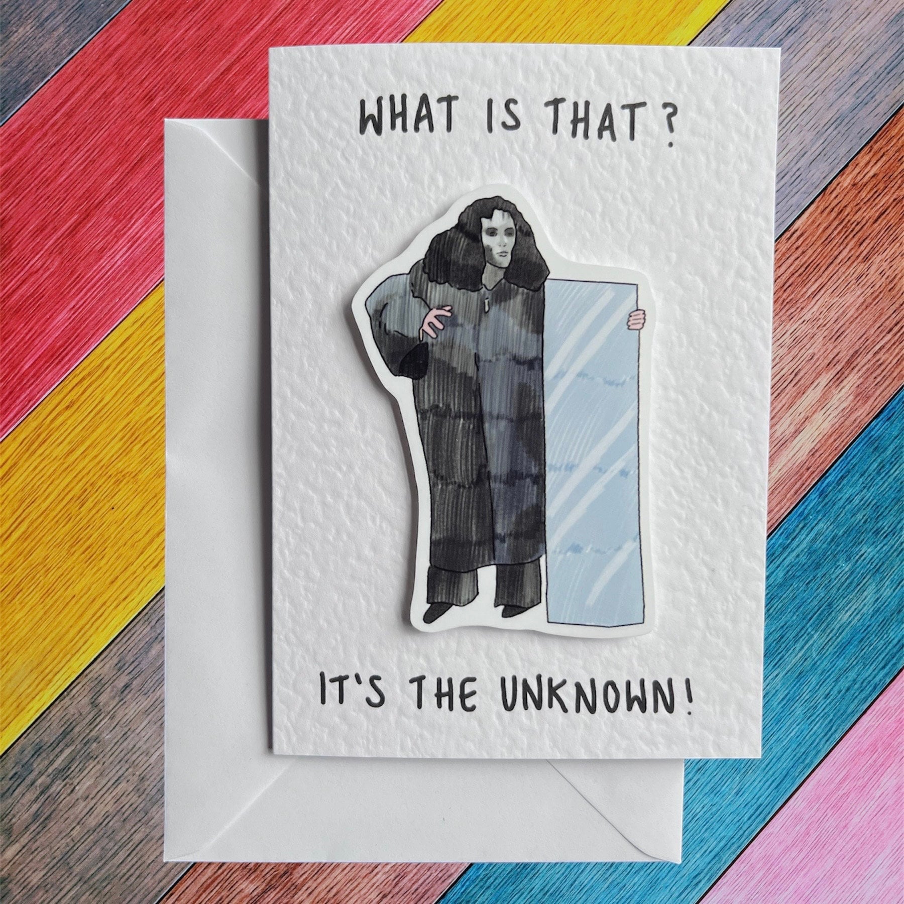 The Unknown | Viral meme | Handcrafted Greeting Card