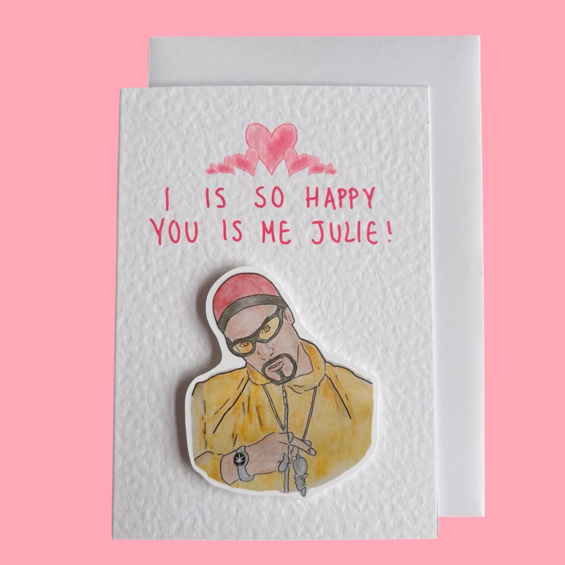 Ali G | Handcrafted Valentine's card