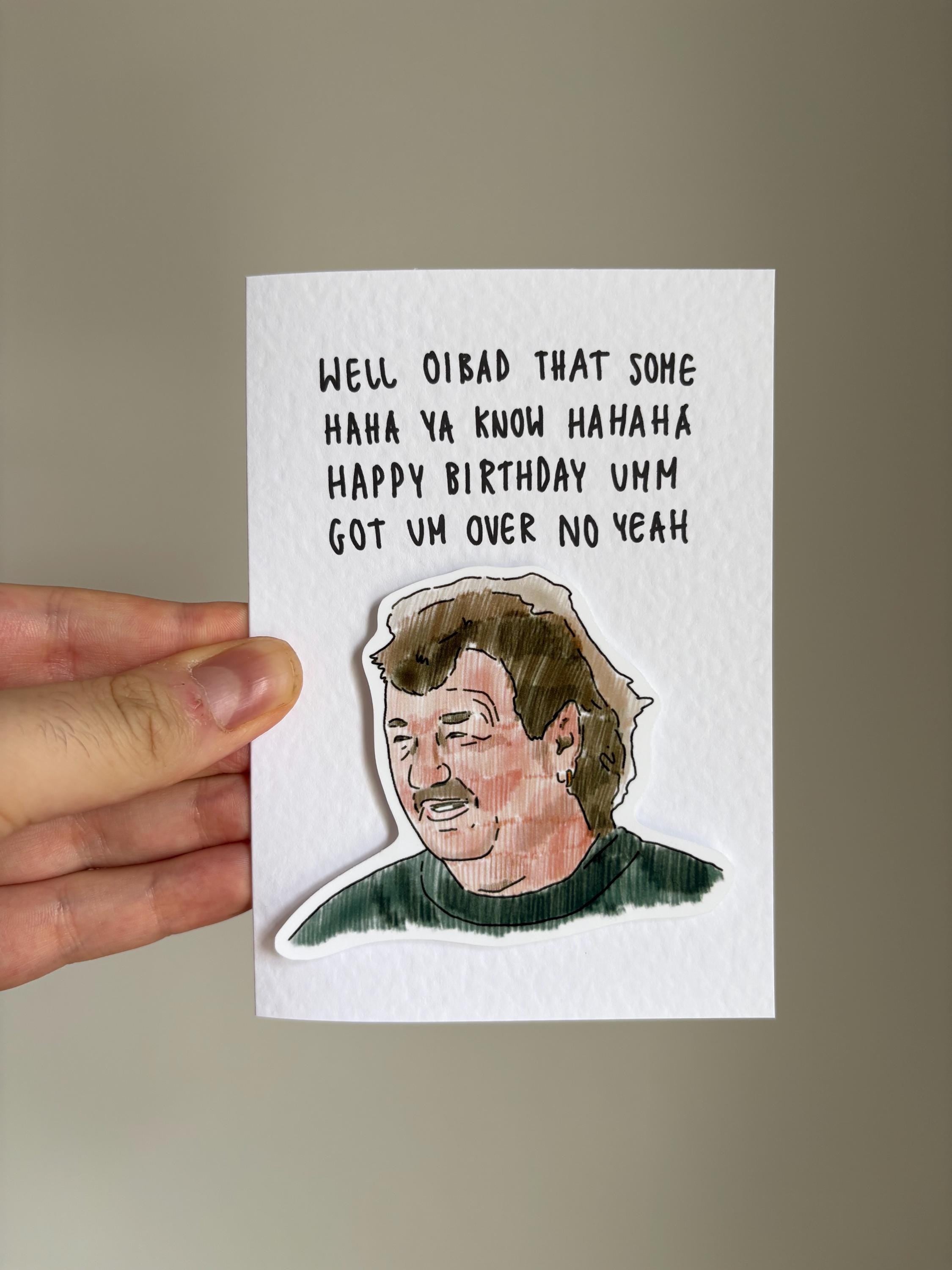Gerald Cooper | Handcrafted Birthday card