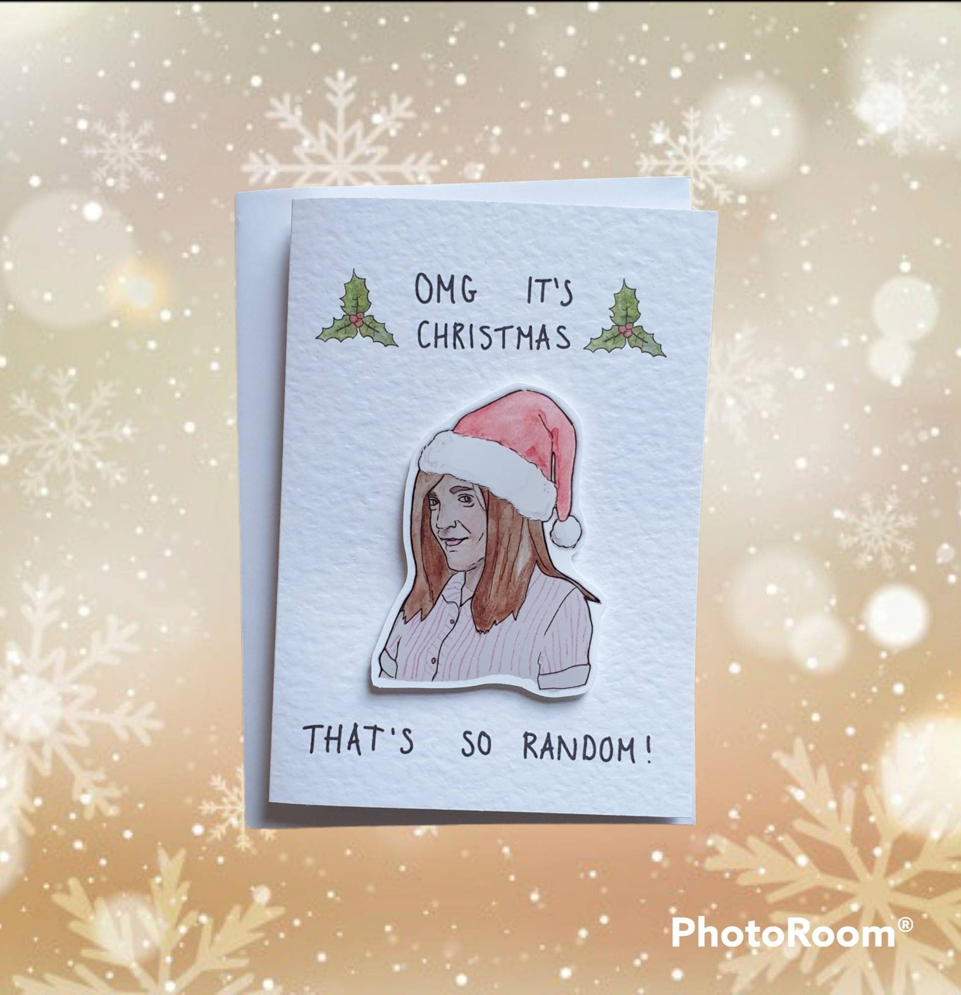 Ja'mie King Handcrafted Christmas Card | Summer Heights High