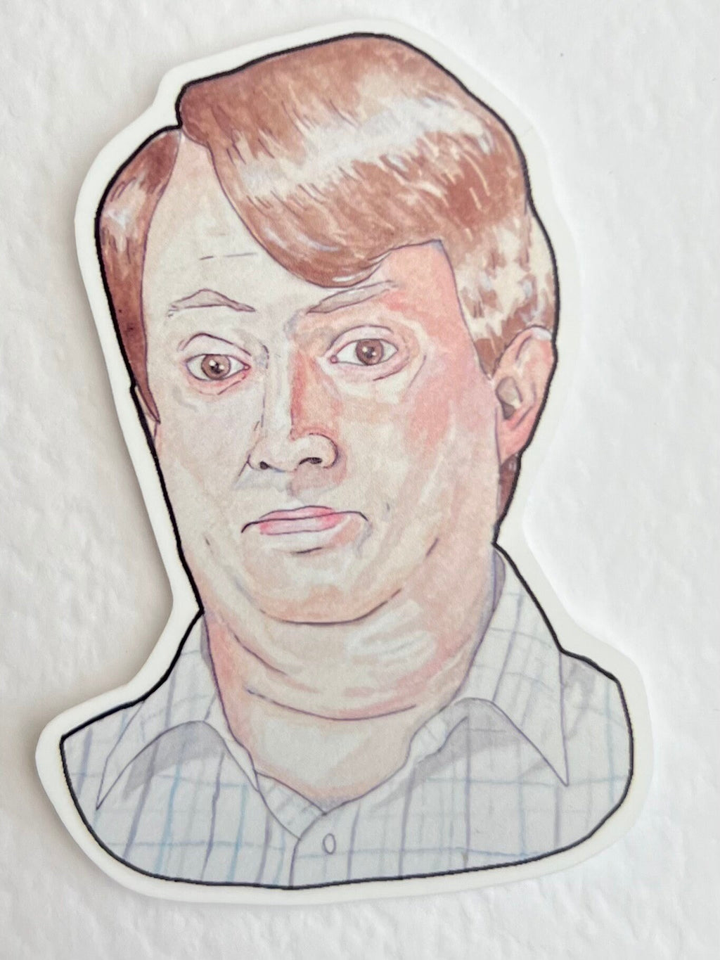Mark Corrigan | Toast quote | Handcrafted Peep show greeting card