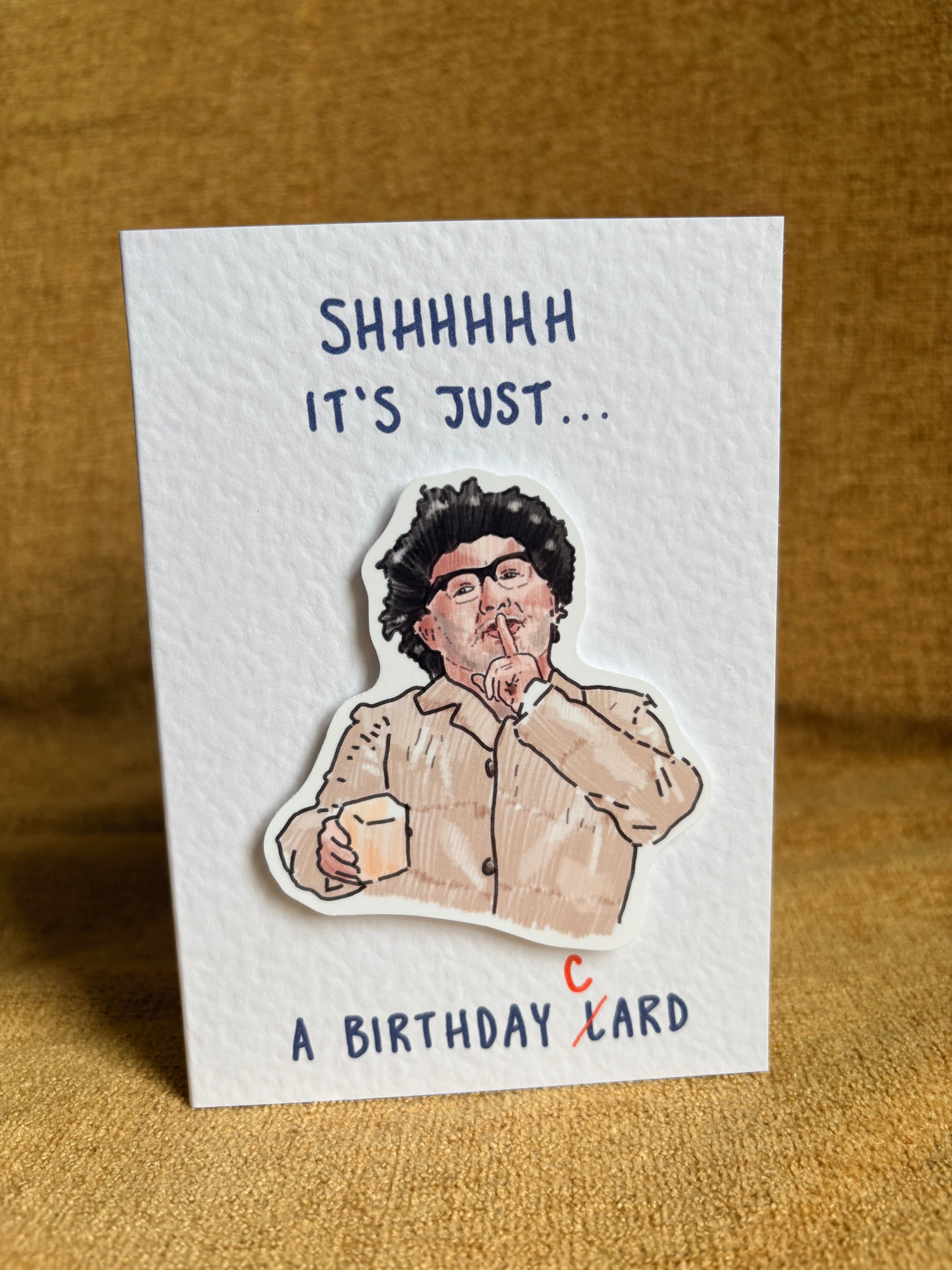 Bob Mortimer | it’s just lard | Handcrafted Birthday Card