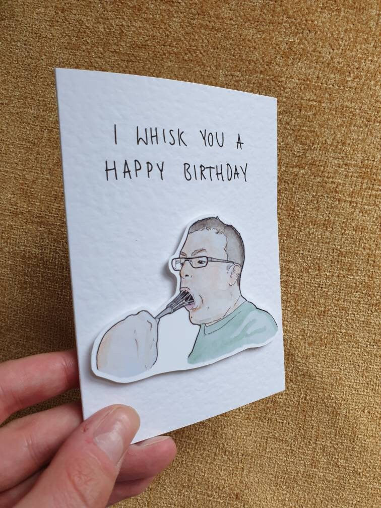 I whisk you a happy birthday | CDWM | Handcrafted Birthday Card
