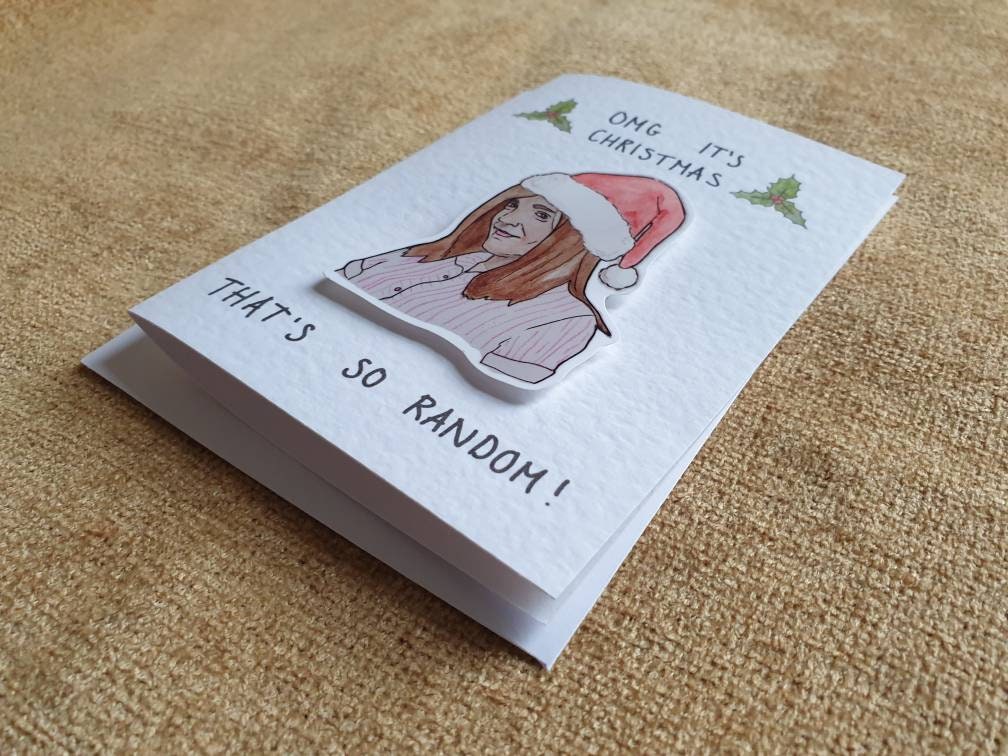 Ja'mie King Handcrafted Christmas Card | Summer Heights High