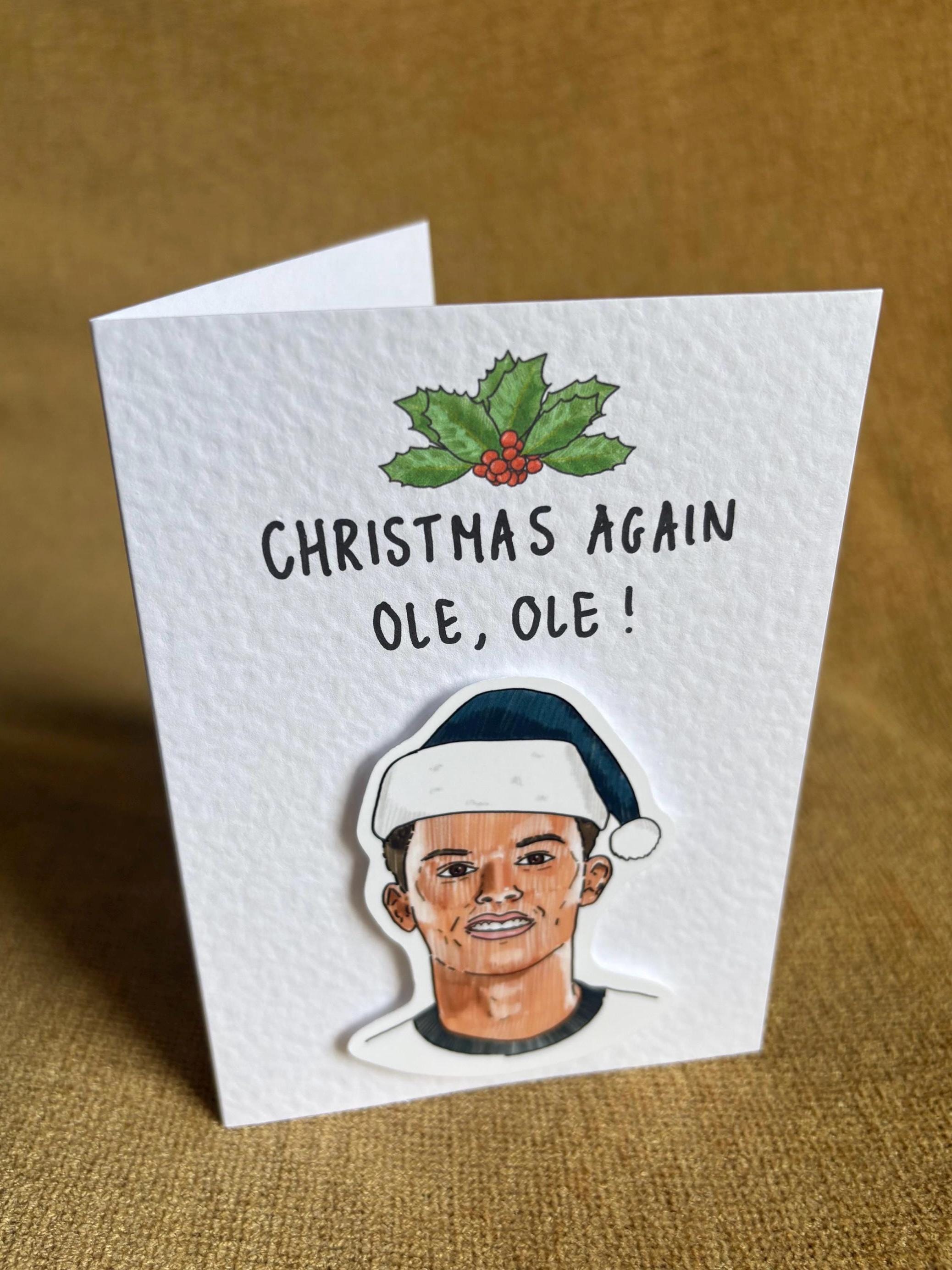 Brennan Johnson Christmas Card | Handcrafted Football Card