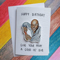 Ainsley Harriott | Handcrafted Birthday Card