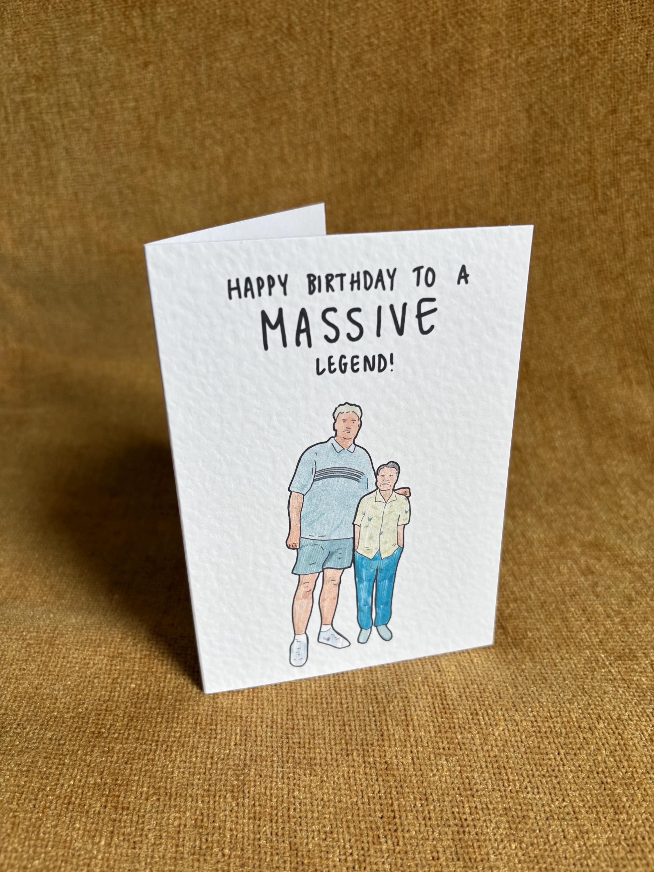 Gary Barlow massive son Meme | Handcrafted Birthday Card