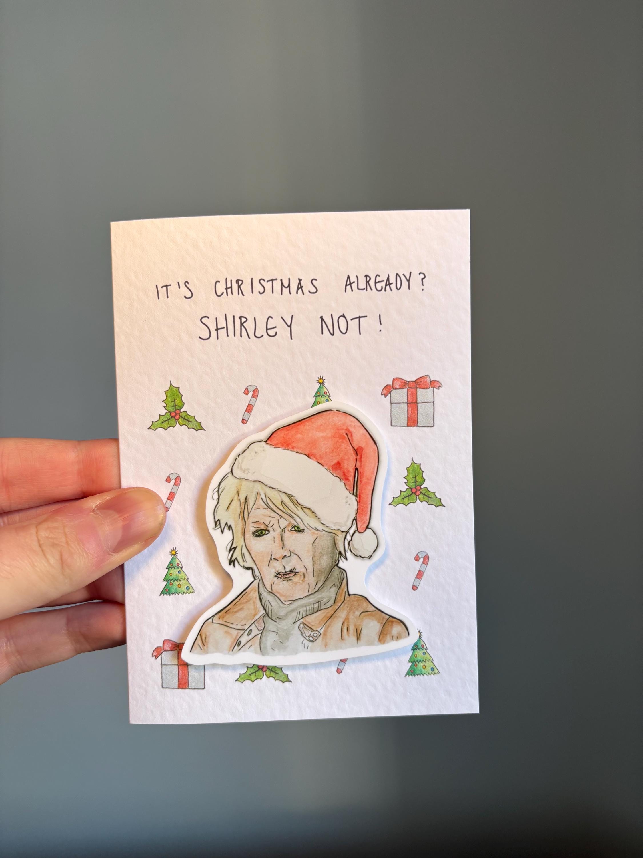 Shirley Carter | Handcrafted Christmas Card | Eastenders
