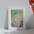 Phil Mitchell Watercolour Painting Print (Frame not included)