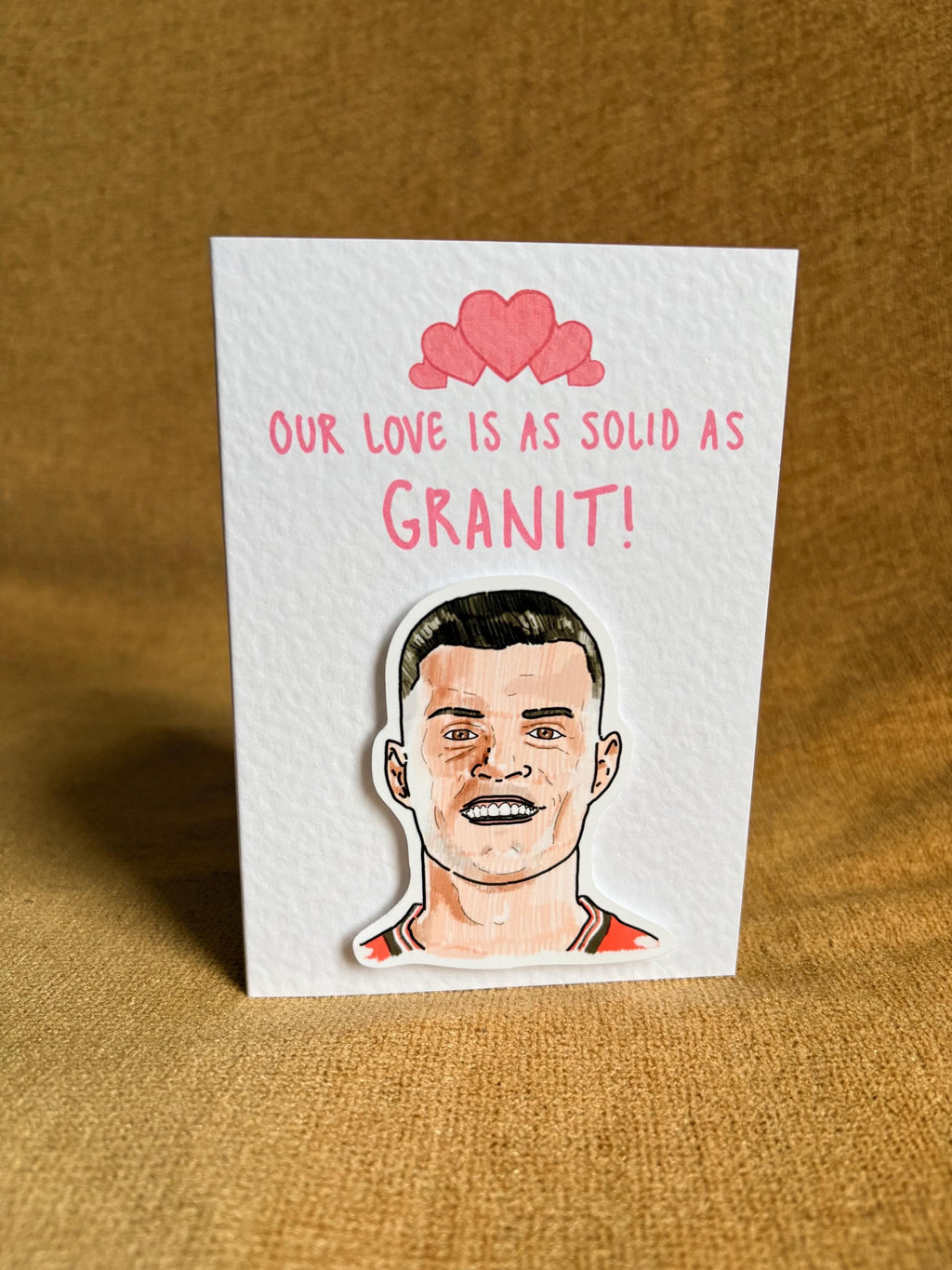 Granit Xhaka | Sunderland | Handcrafted Valentine’s Card