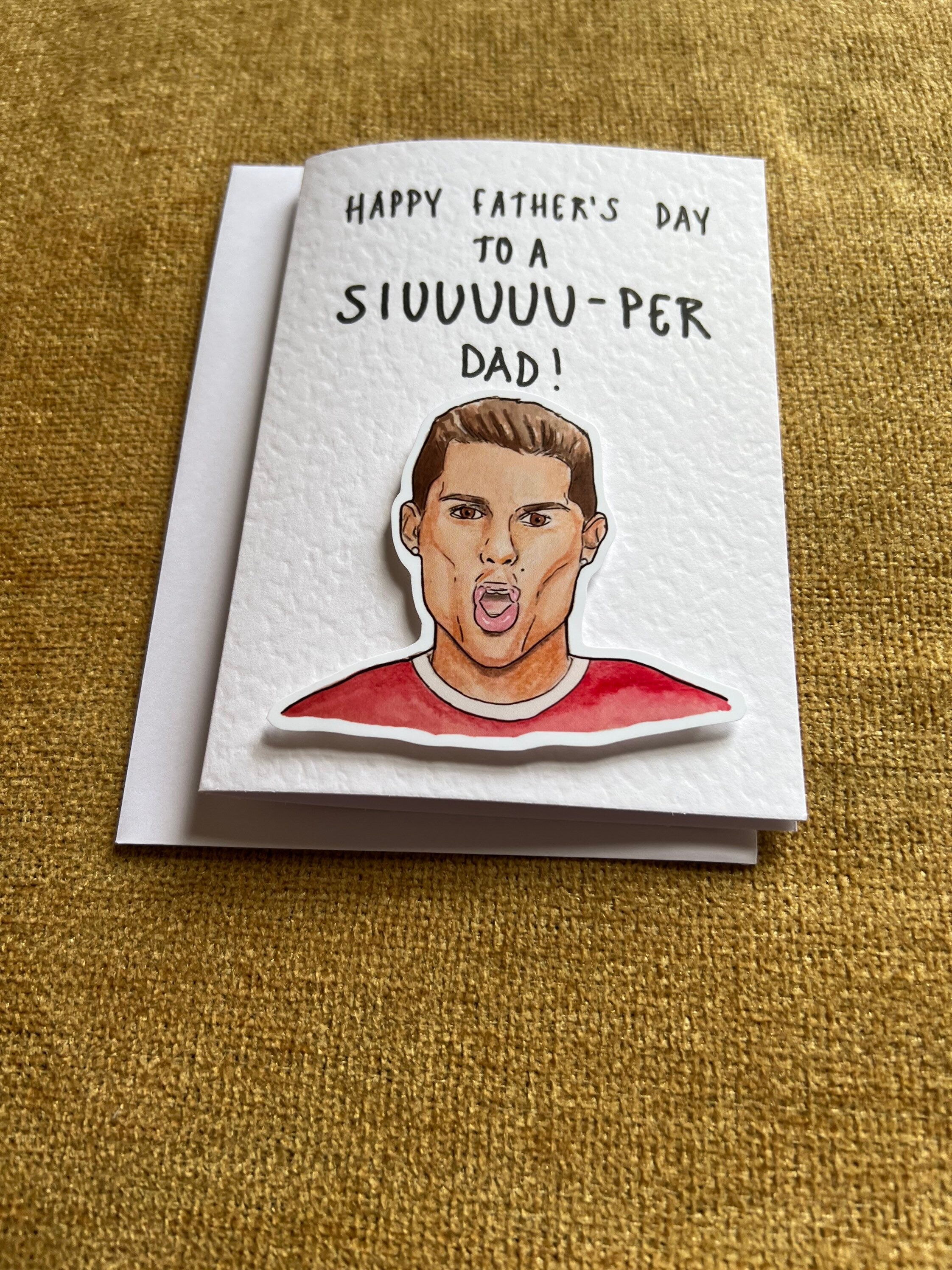 Cristiano Ronaldo | Handcrafted Father’s Day Card