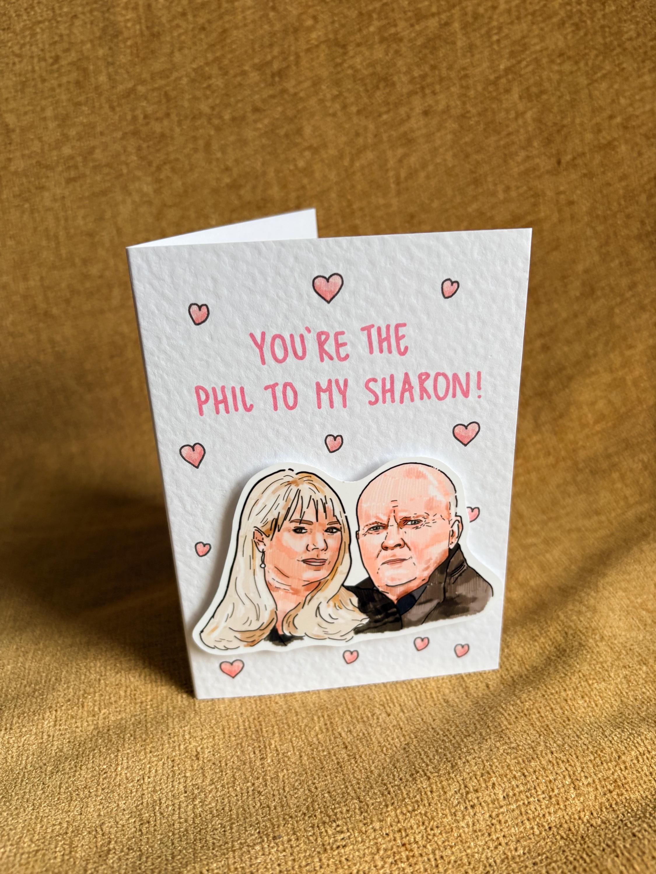 Phil Mitchell & Sharon Watts | Handcrafted Valentine's Card