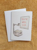 You're Well Old | Over Head Projector | Handcrafted Birthday Card