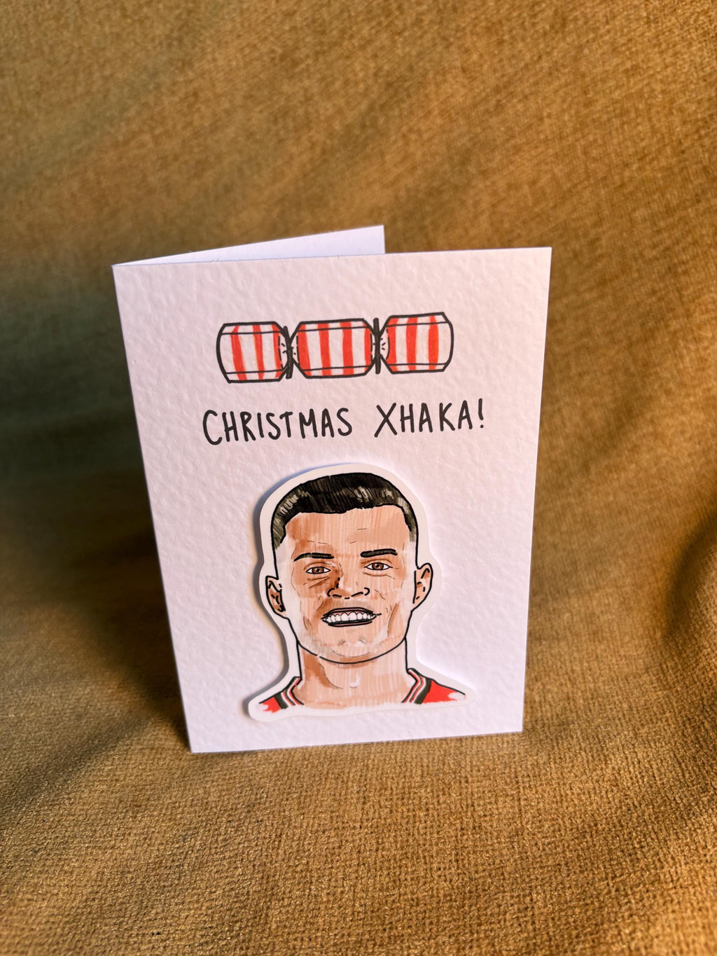 Granit Xhaka | Christmas Xhaka | Sunderland | Handcrafted Christmas Card
