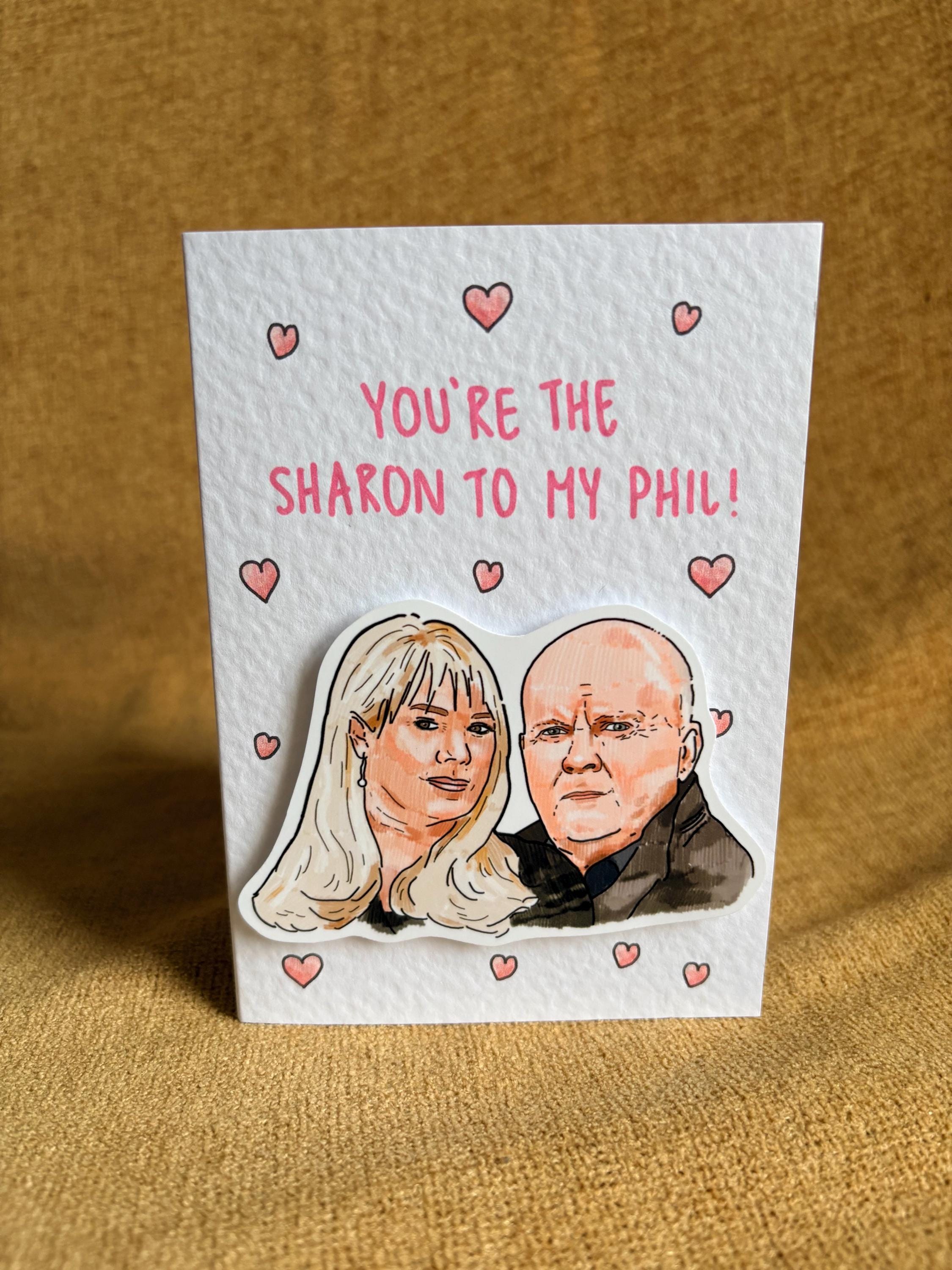 Phil Mitchell & Sharon Watts | Handcrafted Valentine's Card