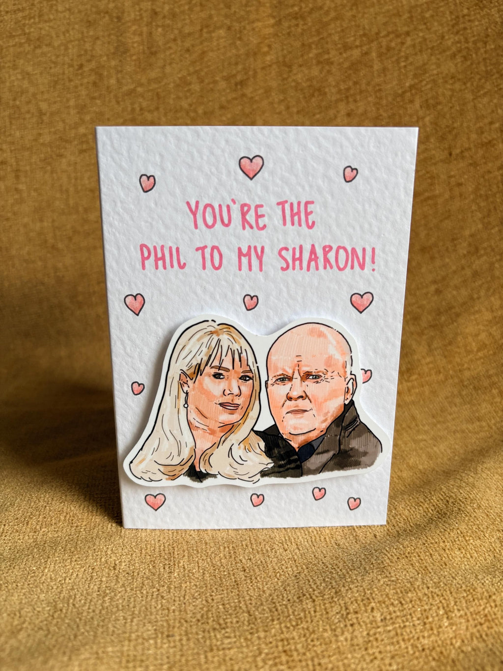 Phil Mitchell & Sharon Watts | Handcrafted Valentine's Card